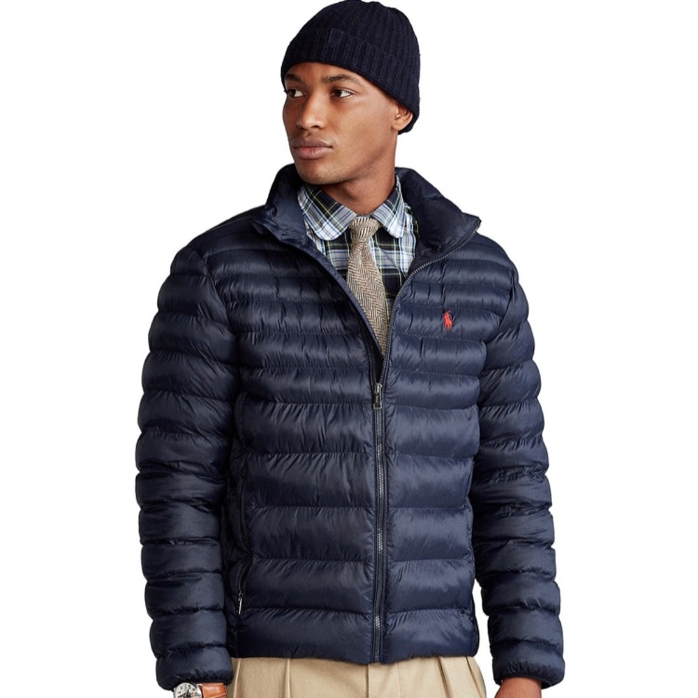 NWT Polo Ralph Lauren Packable Quilted Jacket - Collection Navy